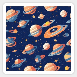 Space Pattern Sticker